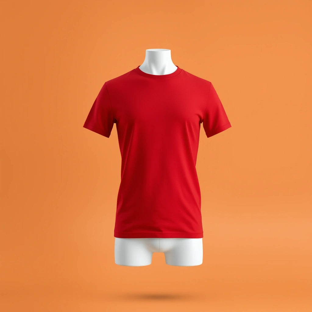 Crew T-Shirt (Slim Fit) Red