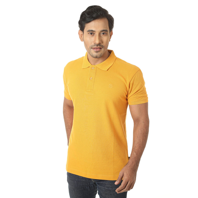 Premium Polo Shirt (Slim Fit) Yellow