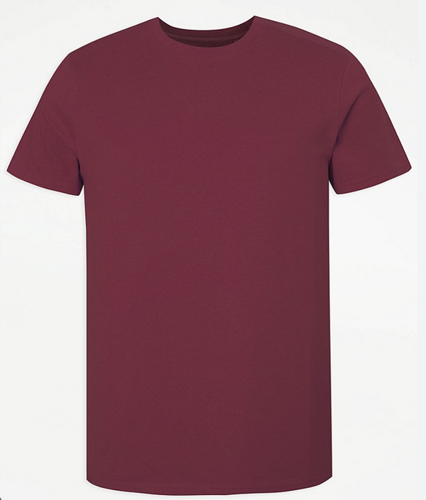 Premium Crew MAROON T-Shirt (Slim Fit)